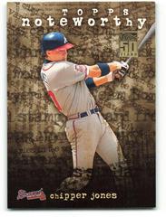 Chipper Jones #TN6 Baseball Cards 2001 Topps Noteworthy Prices