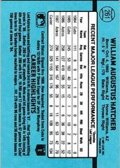 Back Of Card | Billy Hatcher Baseball Cards 1988 Donruss