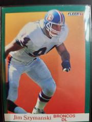 Jim Szymanski #55 Football Cards 1991 Fleer Prices