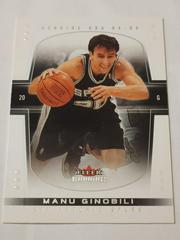 Manu Ginobili #97 Basketball Cards 2004 Fleer Genuine Prices