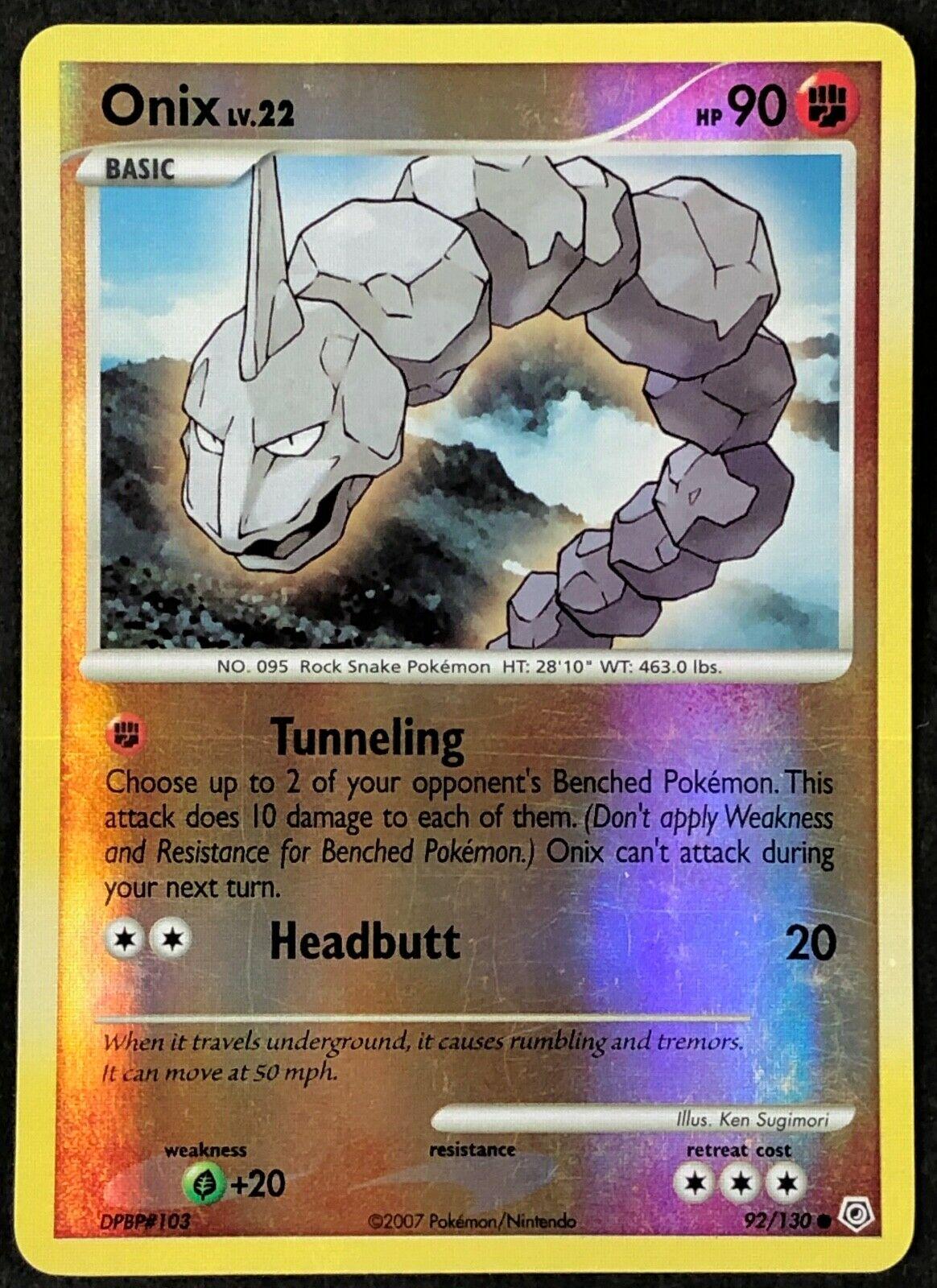 Onix [Reverse Holo] 92 Prices Pokemon Diamond & Pearl Pokemon Cards