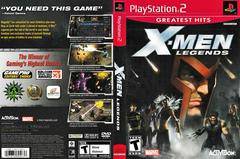 Artwork - Back, Front | X-men Legends [Greatest Hits] Playstation 2