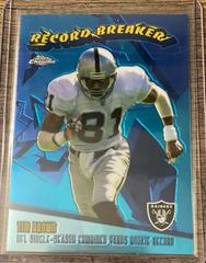 Tim Brown Football Cards 2003 Topps Chrome Record Breakers Prices