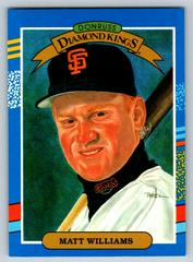 Matt Williams #18 Baseball Cards 1990 Panini Donruss Diamond Kings Prices