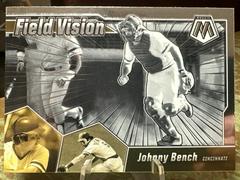 Johnny Bench #FV8 Baseball Cards 2021 Panini Mosaic Field Vision Prices