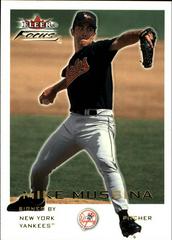 Mike Mussina #50 Baseball Cards 2001 Fleer Focus Prices