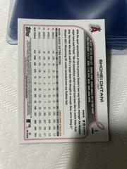 Back  | Shohei Ohtani [Refractor] Baseball Cards 2022 Topps Chrome