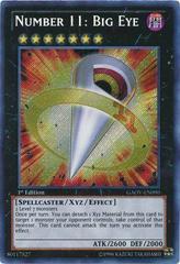 Number 11: Big Eye [1st Edition] GAOV-EN090 YuGiOh Galactic Overlord Prices