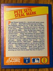 Pete Sets Steal Mark #15 Baseball Cards 1989 Score Magic Motion Trivia A Year to Remember Prices