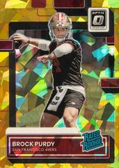 Brock Purdy [Optic Preview Gold Ice] #P-374 Football Cards 2022 Panini Donruss Prices