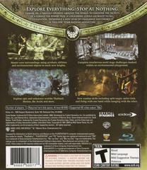 Back Cover | Tomb Raider Underworld Playstation 3