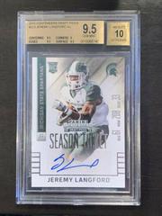 Jeremy Langford [Autograph] Football Cards 2015 Panini Contenders Draft Picks Prices