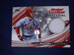 Nolan Gorman #MLM-NG Baseball Cards 2023 Topps Series 2 Major League Material Relics Prices