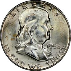 1956 [TYPE 1 PROOF] Coins Franklin Half Dollar Prices