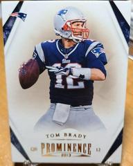 Tom Brady #58 Football Cards 2013 Panini Prominence Prices