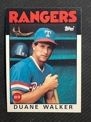 Duane Walker #22 Baseball Cards 1986 Topps Prices