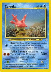 Corsola #37 Pokemon Neo Discovery Prices