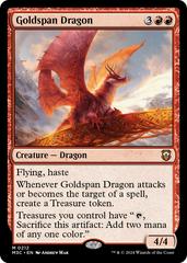 Goldspan Dragon [Foil] #212 Magic Modern Horizons 3 Commander Prices