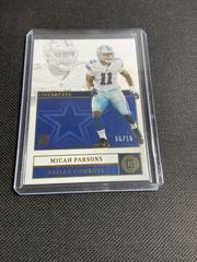 Micah Parsons [Gold] Football Cards 2021 Panini Encased Prices
