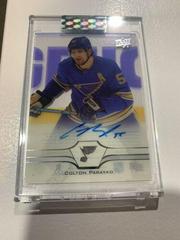 Colton Parayko Hockey Cards 2020 Upper Deck Clear Cut Autographs Prices