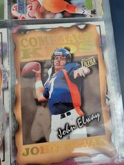 John Elway #4 Football Cards 1997 Ultra Comeback Kids Prices