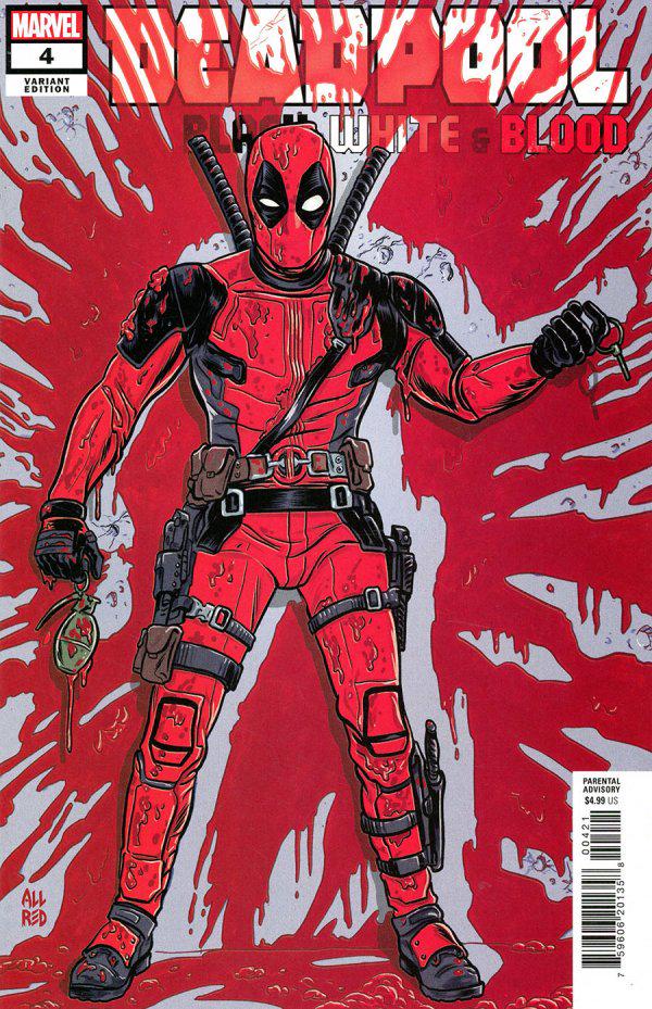 Deadpool: Black, White & Blood [Allred] #4 (2021) Comic Books Deadpool: Black, White & Blood