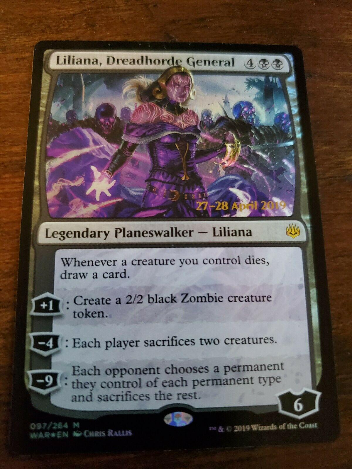 Liliana, Dreadhorde General [Foil] Prices Magic War of the Spark