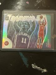 Trae young [halo] #8 Basketball Cards 2020 Panini Donruss Optic Raining 3s Prices