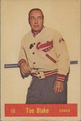 Toe Blake #16 Hockey Cards 1957 Parkhurst Prices