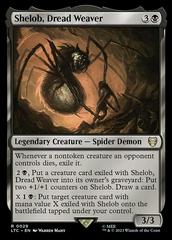 Shelob, Dread Weaver #29 Magic Lord of the Rings Commander Prices
