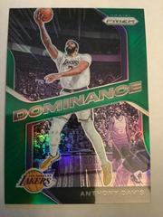 Anthony Davis [Green Prizm] #1 Basketball Cards 2020 Panini Prizm Dominance Prices