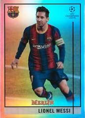 Lionel Messi [Refractor] Soccer Cards 2020 Topps Merlin Chrome UEFA Champions League Prices