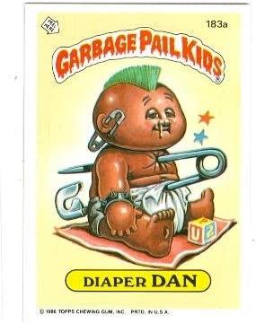 Diaper DAN #183a 1986 Garbage Pail Kids