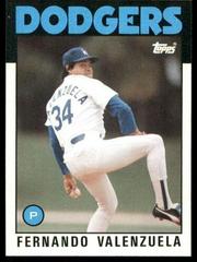 Fernando Valenzuela Baseball Cards 1986 Topps Tiffany Prices