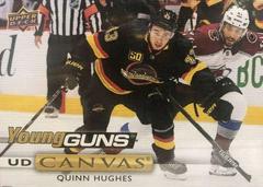 Quinn Hughes Hockey Cards 2019 Upper Deck Canvas Prices