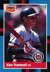 Alan Trammell #BC-11 Baseball Cards 1988 Donruss MVP Prices