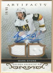 Mark Stone [Material Autograph Gold] Hockey Cards 2021 Upper Deck Artifacts Prices