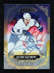 Auston Matthews [Autograph] Hockey Cards 2020 Upper Deck Stature Prices