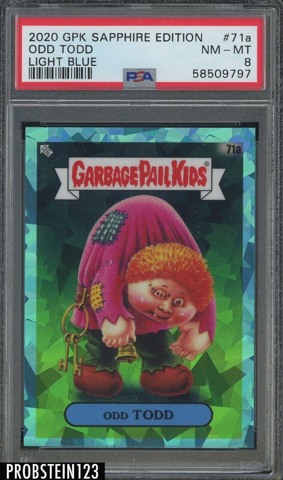 Odd TODD [Teal] #71a Garbage Pail Kids 2020 Sapphire