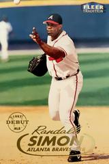 Randall Simon #62 Baseball Cards 1998 Fleer Tradition Prices