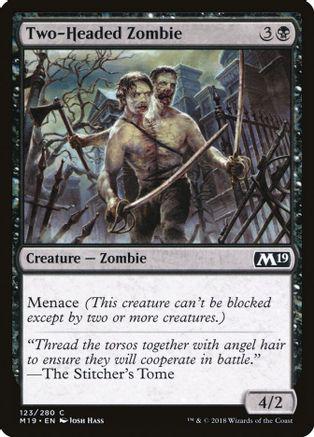 Two-Headed Zombie Magic Core Set 2019