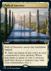 Path of Ancestry [Extended Art] Magic Commander Legends Prices