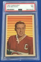 Jean Beliveau #30 Hockey Cards 1963 Parkhurst Prices