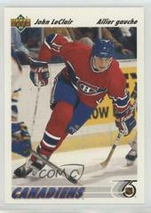 John LeClair Hockey Cards 1991 Upper Deck French Prices
