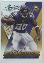 Adrian Peterson [Spectrum Silver] #25 Football Cards 2014 Panini Absolute Prices