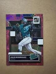 Julio Rodriguez [Pink Fireworks] #RP-1 Baseball Cards 2022 Panini Donruss Rated Prospects Prices