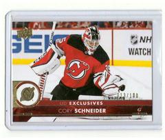 Cory Schneider #363 Hockey Cards 2017 Upper Deck Prices