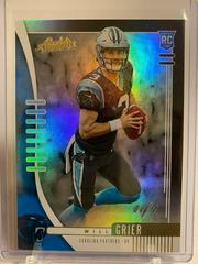 Will Grier [Spectrum Black] #140 Football Cards 2019 Panini Absolute Prices