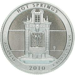 2010 D [HOT SPRINGS] Coins America the Beautiful Quarter Prices