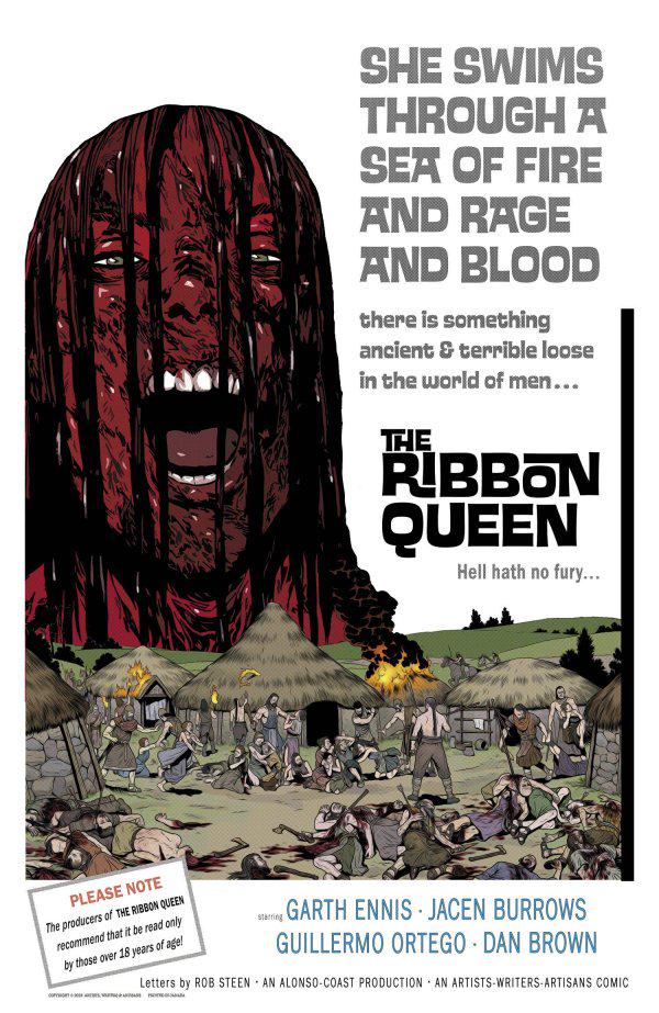 The Ribbon Queen [Horror Postage Homage] #5 (2023) Comic Books The Ribbon Queen